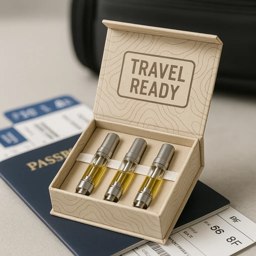 Premium luxury rigid vape cartridge box with thick walls, magnetic closure, and velvet interior for high-end brand presentation.