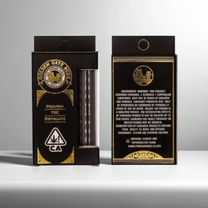 Vape Cartridge Boxes with Foiling