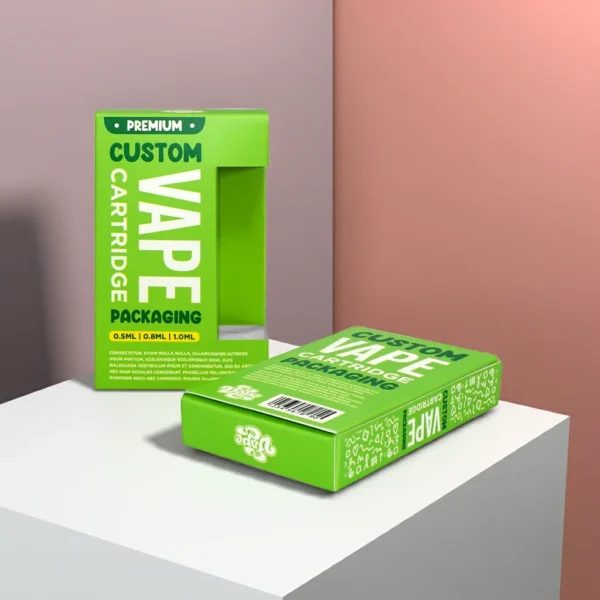 Vape Cartridge Boxes with Corner Window - Image 3