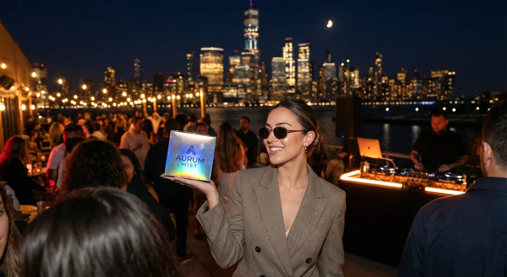 Display of wholesale presentational vape boxes Jersey City trade show booth with sleeve and tray styles.